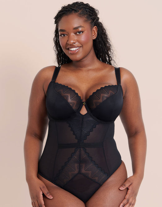 Curvy Kate Wild One Balcony Body Black